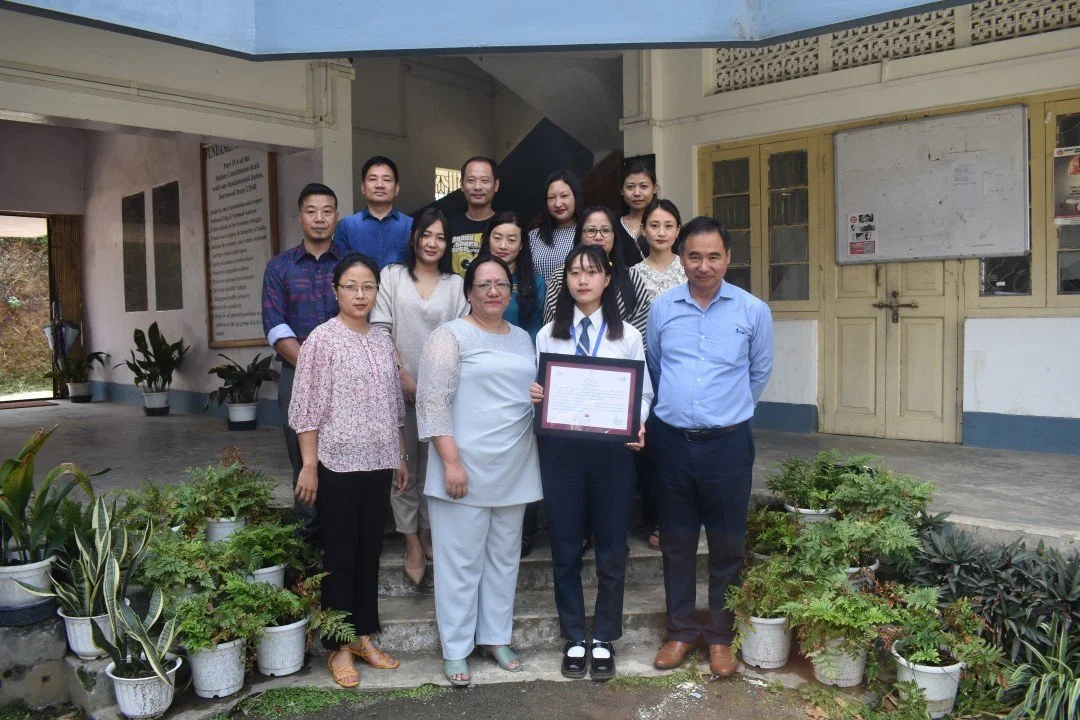 Ms Imsenna Aier ranked 3rd in the Dhai Akhar Letter Writing Campaign