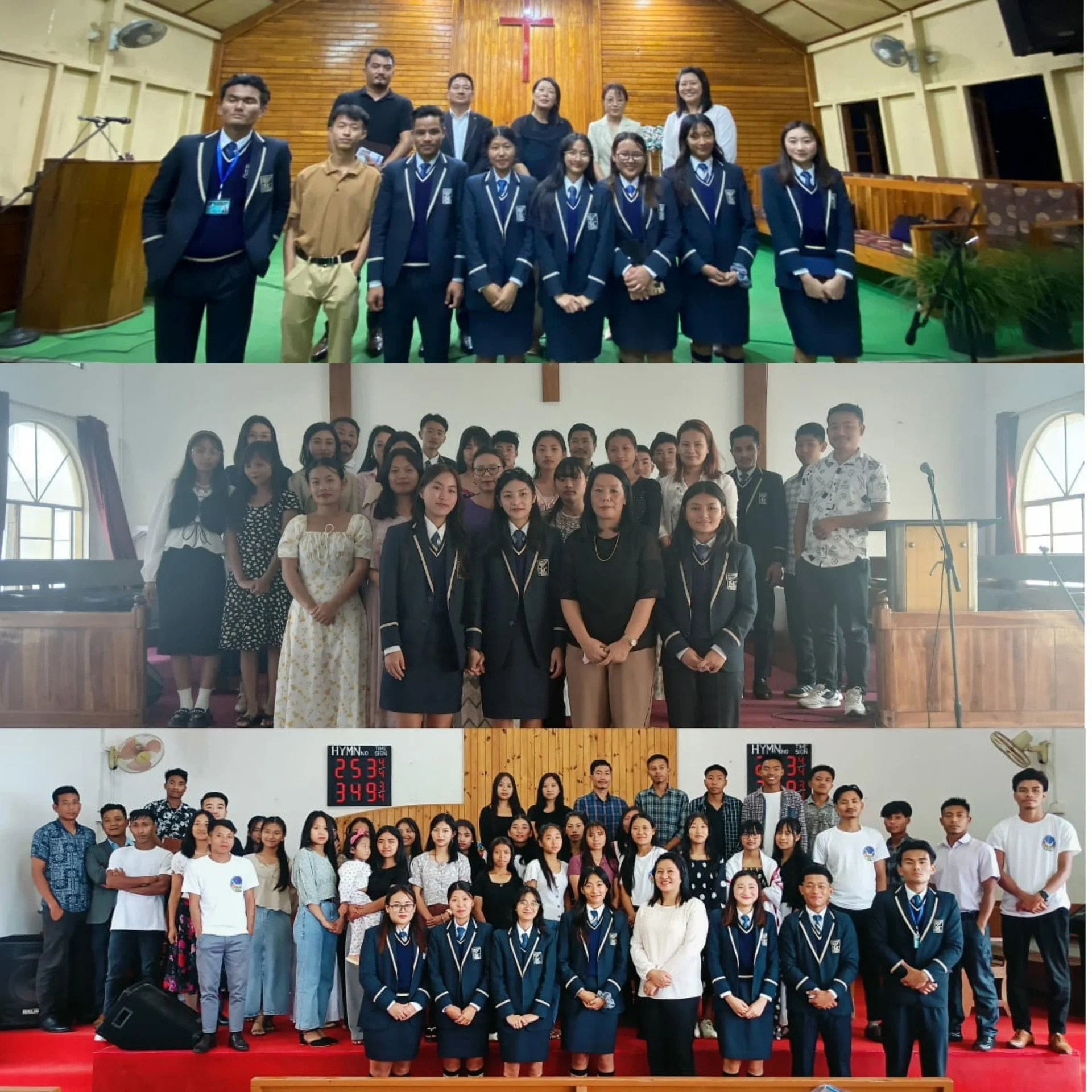 Outreach program to Konyak, Sangtam and  Sumi Baptist Church Youth Services.