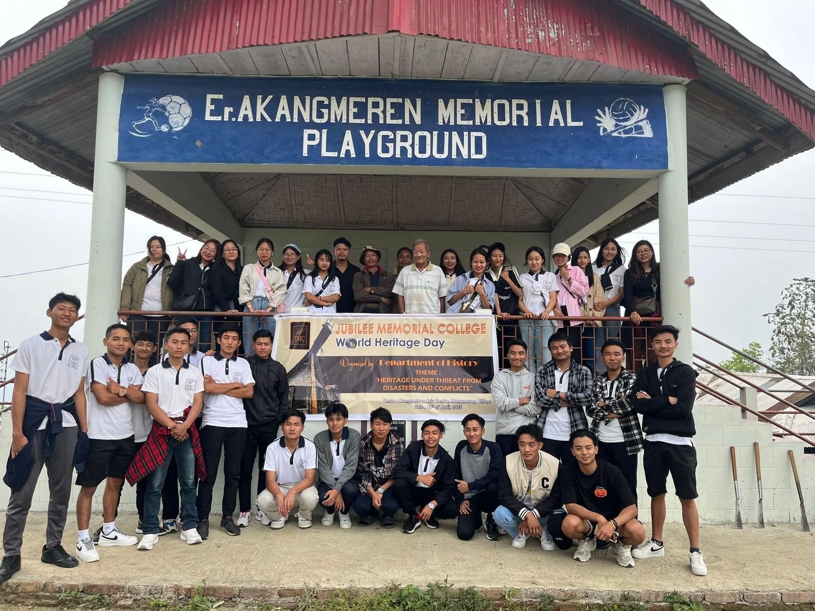 Department of History obeserved World Heritage Day at Mangmetong Arju Centre, Mangmetong Village on 17th of April,2025
